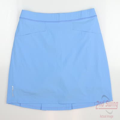 New Womens Ralph Lauren RLX Golf Skort Large L Blue MSRP $128