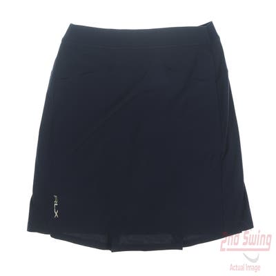 New Womens Ralph Lauren RLX Golf Skort Medium M Navy Blue MSRP $128