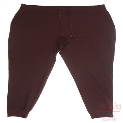 New Womens Greyson Phoenix Jogger Pants Large L Maroon MSRP $158