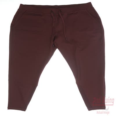 New Womens Greyson Sequoia Sport Jogger Pants Large L Maroon MSRP $168