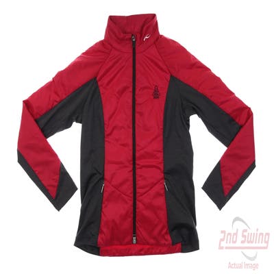 New W/ Logo Womens KJUS Jacket Large L Red MSRP $308