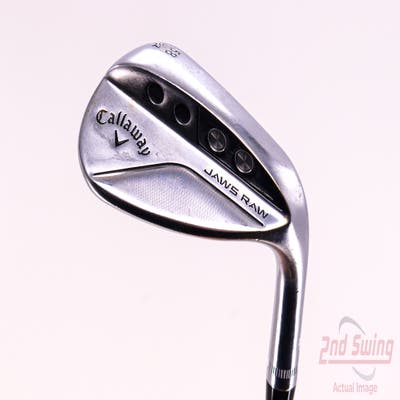 Callaway Jaws Raw Chrome Wedge Lob LW 58° 8 Deg Bounce Z Grind Dynamic Gold Spinner TI 115 Steel Wedge Flex Right Handed 35.0in