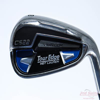 Tour Edge Hot Launch C522 Single Iron 8 Iron Mitsubishi Fubuki HL-55 Graphite Regular Right Handed 37.0in