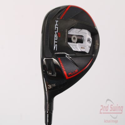 TaylorMade Stealth 2 Plus Fairway Wood 3 Wood 3W 15° Fujikura Ventus Red TR 6 Graphite Stiff Left Handed 43.0in