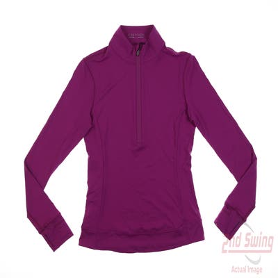 New Womens Greyson Long Sleeve Mock Neck X-Small XS Purple MSRP $139