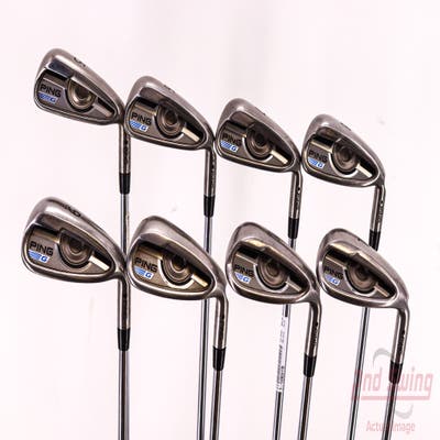 Ping 2016 G Iron Set 5-PW SW LW AWT 2.0 Steel Regular Right Handed Black Dot 38.25in