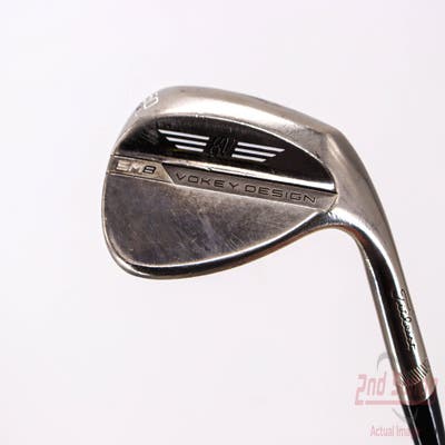 Titleist Vokey SM8 Brushed Steel Wedge Lob LW 60° 4 Deg Bounce L Grind FST KBS 610 Steel Wedge Flex Right Handed 35.5in