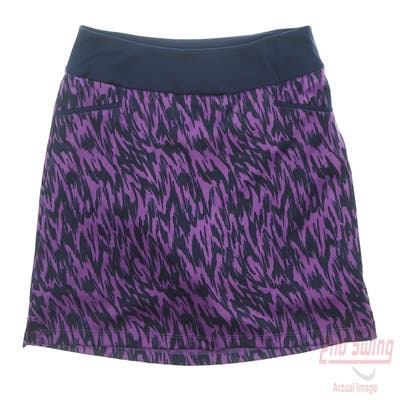 New Womens Adidas Golf Skort Large L Purple MSRP $75