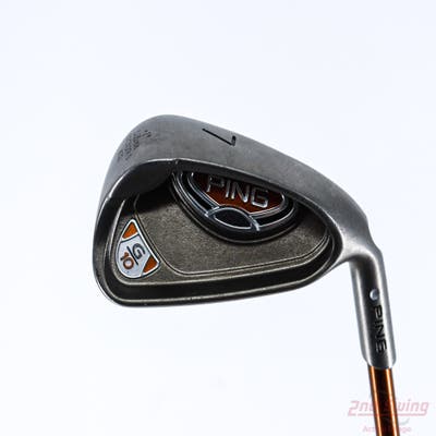 Ping G10 Single Iron 7 Iron Ping TFC 129I Graphite Stiff Right Handed Silver Dot 38.0in