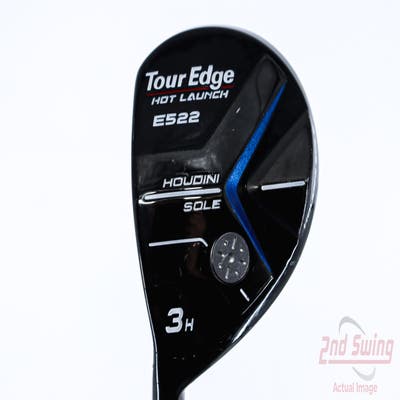 Tour Edge Hot Launch E522 Hybrid 3 Hybrid Mitsubishi Fubuki HL-60 Graphite Stiff Left Handed 40.25in