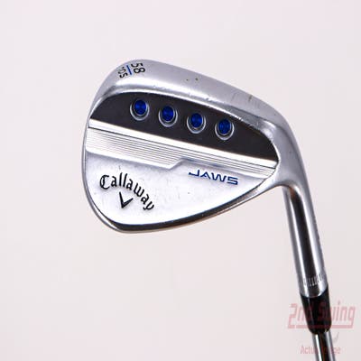 Callaway Jaws MD5 Platinum Chrome Wedge Lob LW 58° 10 Deg Bounce S Grind Dynamic Gold Tour Issue S200 Steel Stiff Right Handed 34.75in