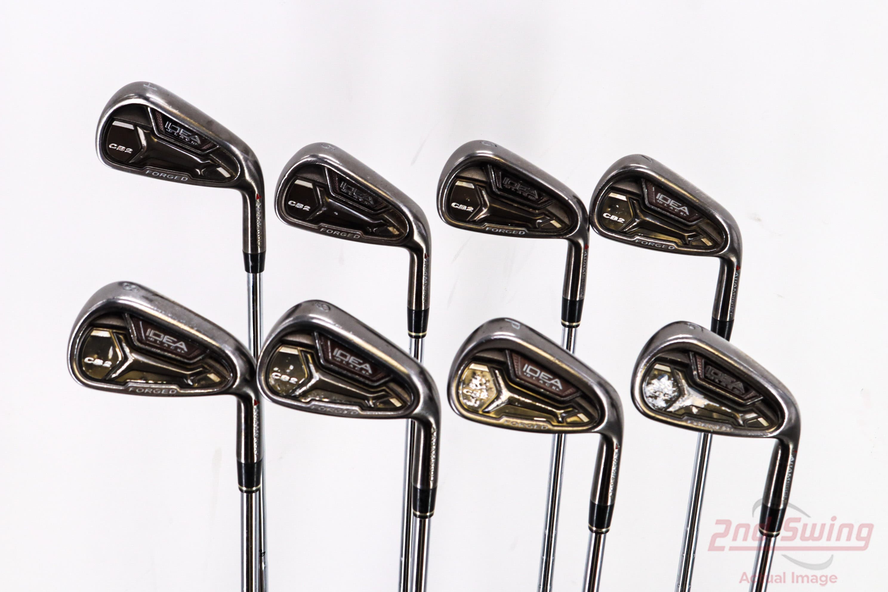 Adams Idea Black CB2 Forged 5-9 + selling GW/PW Iron Set, RH, Stiff True Temper Shafts