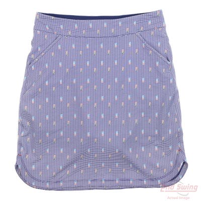 New Womens Peter Millar Golf Skort Small S Multi MSRP $110