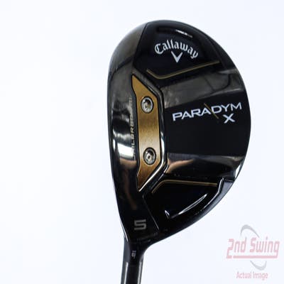 Callaway Paradym X Fairway Wood 5 Wood 5W 18° PX HZRDUS Silver Gen4 60 Graphite Regular Left Handed 43.0in