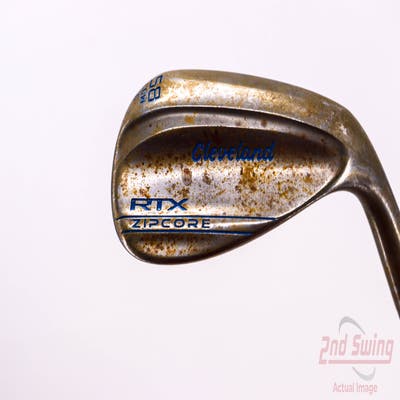 Cleveland RTX ZipCore Raw Wedge Lob LW 58° 6 Deg Bounce Dynamic Gold Spinner TI Steel Wedge Flex Right Handed 35.0in