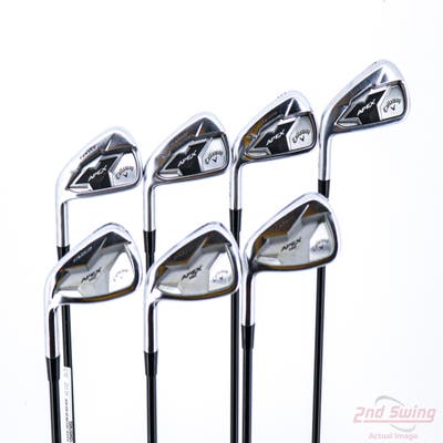 Callaway Apex Pro 19 Iron Set 4-PW True Temper Elevate 95 VSS Black Steel Stiff Left Handed +1 1/2"