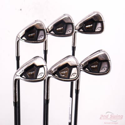 Callaway Rogue ST Max OS Iron Set 7-PW GW SW Project X Cypher 50 Graphite Senior Left Handed +1/2"