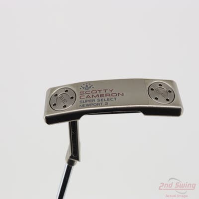 Titleist Scotty Cameron Super Select Newport 2 Putter Slight Arc Steel Left Handed 35.0in