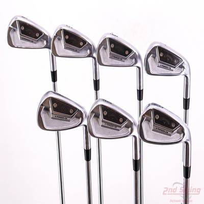 Callaway X Forged CB 21 Iron Set 4-PW FST KBS Tour $-Taper Steel Stiff Right Handed +3 Degrees Upright STD