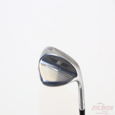 Titleist Vokey SM9 Tour Chrome Wedge Lob LW 58° 14 Deg Bounce K Grind Stock Steel Wedge Flex Right Handed 35.0in