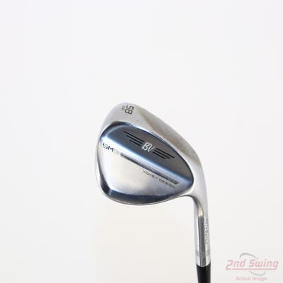 Titleist Vokey SM9 Tour Chrome Wedge Lob LW 58° 14 Deg Bounce K Grind Stock Steel Wedge Flex Right Handed 35.0in