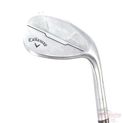 Callaway Opus Brushed Chrome Wedge Lob LW 60° 10 Deg Bounce S Grind Dynamic Gold Mid 115 Wedge Steel Wedge Flex Right Handed 35.0in