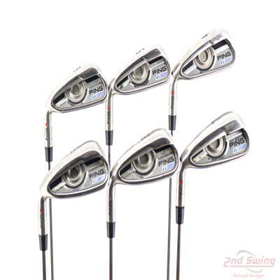 Ping 2016 G Iron Set 4-9 Iron AWT 2.0 Steel Regular Left Handed Red dot +1/4"