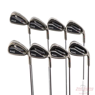 Ping G25 Iron Set 4-PW AW Ping CFS Steel Stiff Right Handed Red dot STD