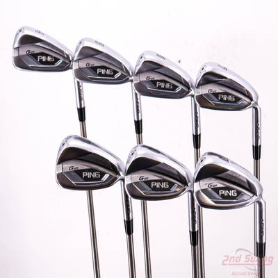 Ping G425 Iron Set 4-PW Aerotech SteelFiber i95 Graphite Regular Right Handed Black Dot +1/4"