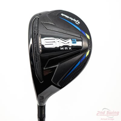 TaylorMade SIM2 MAX Fairway Wood 3 Wood 3W 15° Fujikura Ventus Blue 6 Graphite Stiff Left Handed 43.5in