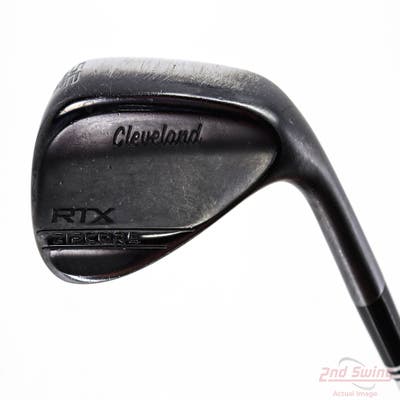 Cleveland RTX ZipCore Black Satin Wedge Gap GW 52° 10 Deg Bounce Mid Dynamic Gold Spinner TI Steel Wedge Flex Right Handed 35.75in