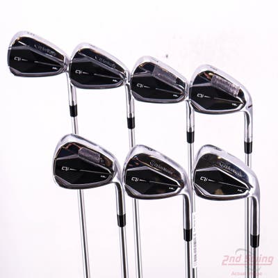 TaylorMade Qi HL Iron Set 5-PW AW FST KBS Tour C-Taper 105 Steel Regular Right Handed STD