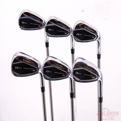 TaylorMade Qi HL Iron Set 6-PW AW Aerotech SteelFiber i70 Graphite Regular Right Handed -1/4"