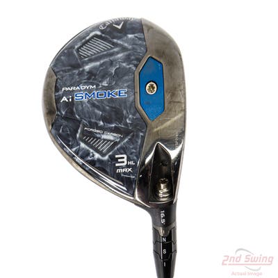 Callaway Paradym Ai Smoke Max Fairway Wood 3 Wood HL 16.5° Project X Denali Black 70 Graphite X-Stiff Right Handed 43.25in