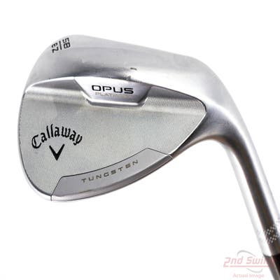 Callaway Opus Platinum Chrome Wedge Lob LW 58° 8 Deg Bounce Z Grind Dynamic Gold Mid 115 Gunmetal Steel Wedge Flex Right Handed 35.0in