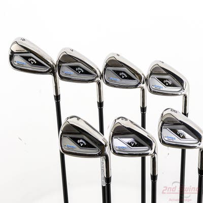 Callaway Paradym Ai Smoke Max Fast Iron Set 6-PW AW GW Project X Cypher 2.0 50 Graphite Senior Right Handed STD