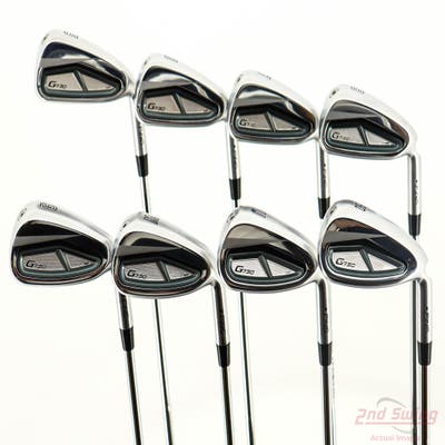 Ping G730 Iron Set 5-PW AW GW Dynamic Gold Mid 100 Steel Regular Right Handed Black Dot +1/2"