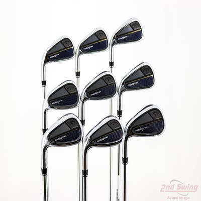 Callaway Paradym Iron Set 4-PW AW GW True Temper Elevate MPH 95 Steel Stiff Left Handed STD