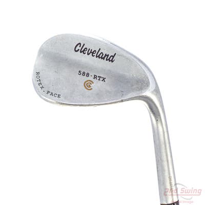 Cleveland 588 RTX Satin Chrome Wedge Sand SW 56° 14 Deg Bounce True Temper Dynamic Gold Steel Wedge Flex Right Handed 35.5in