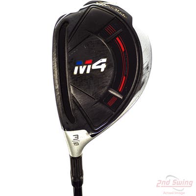 TaylorMade M4 Fairway Wood 3 Wood 3W 15° Fujikura ATMOS 5 Red Graphite Senior Left Handed 43.5in