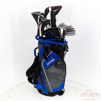 Complete Set of Men's Titleist TaylorMade Wilson Golf Clubs + NEW Datrek Stand Bag