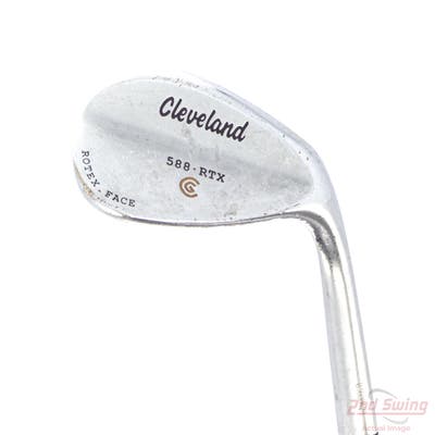 Cleveland 588 RTX Satin Chrome Wedge Lob LW 58° 12 Deg Bounce True Temper Dynamic Gold Steel Wedge Flex Right Handed 35.5in