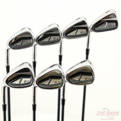 Ping G730 Iron Set 5-PW GW UST Mamiya Recoil Dart 75 F3 Graphite Regular Left Handed Green Dot -1/4"