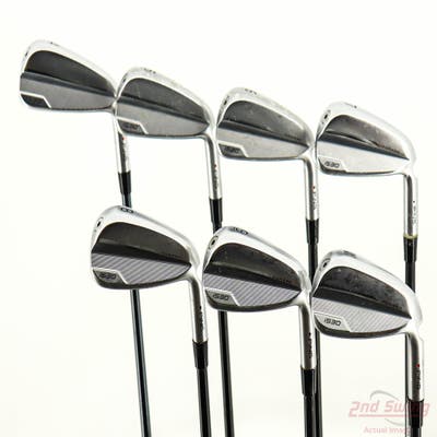 Ping i530 Iron Set 4-PW Project X LZ 5.5 Steel Regular Right Handed Red dot STD