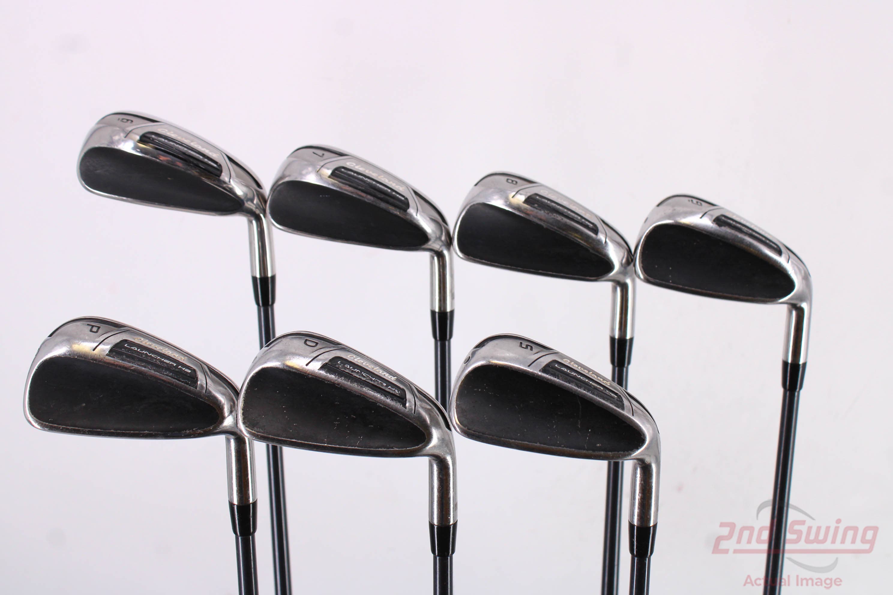 Cleveland Launcher HB Iron Set 6-PW GW SW Miyazaki C. Kua Graphite ...