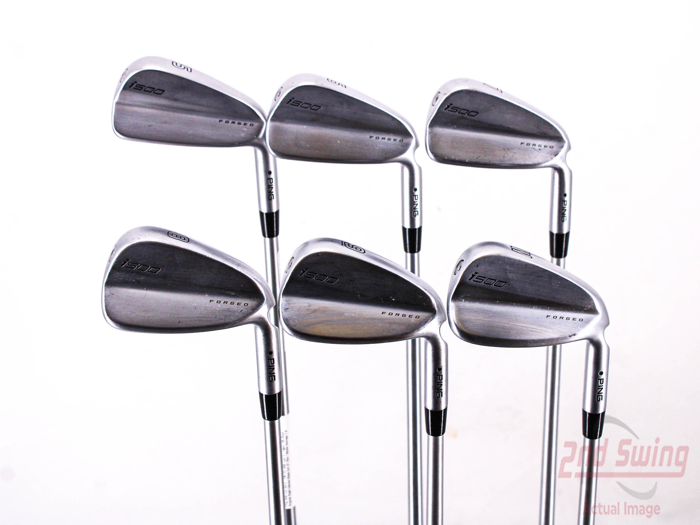 Ping i500 Iron Set 5-PW FST KBS Tour C-Taper 105 Steel Regular Right Handed  Black Dot 37.75in