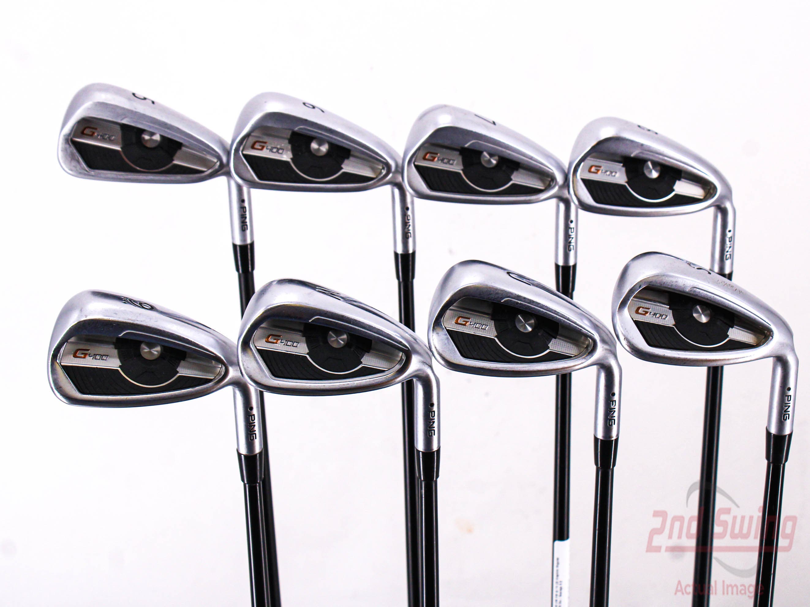 Ping G400 Iron Set 5-PW GW SW ALTA CB Graphite Regular Right Handed Black  Dot 38.0in