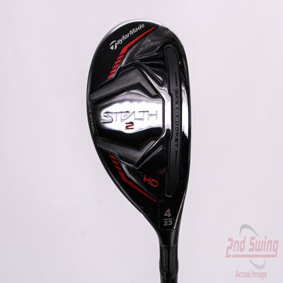 Mint TaylorMade Stealth 2 HD Rescue Hybrid 4 Hybrid 23° Fujikura Speeder NX Red 50 Graphite Regular Right Handed 40.25in