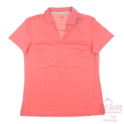 New Womens Puma Cloudspun Coast Polo Small S Loveable MSRP $55