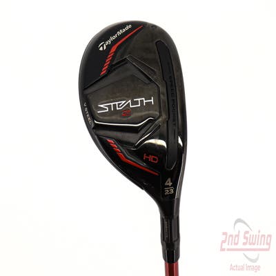 Mint TaylorMade Stealth 2 HD Rescue Hybrid 4 Hybrid 23° Fujikura Speeder NX Red 50 Graphite Senior Right Handed 40.25in